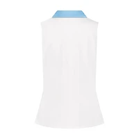 Women's Madge Side Ruched Sleeveless Polo