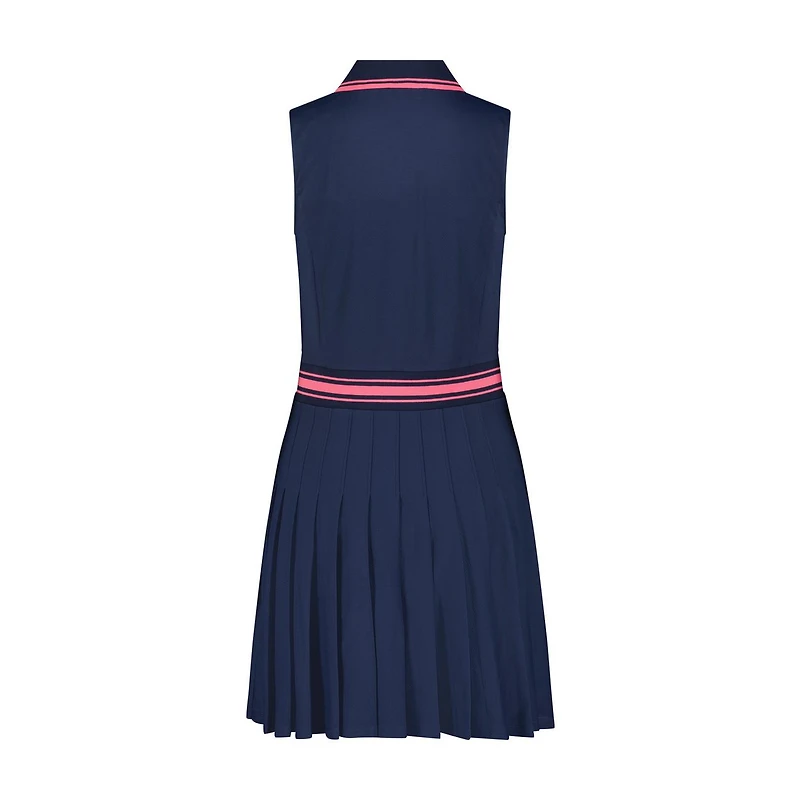 Women's Sabrina Micro Pleat Sleeveless Dress