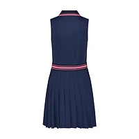Women's Sabrina Micro Pleat Sleeveless Dress