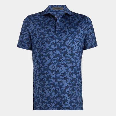 Men's Mapped Icon Camo Tech Short Sleeve Short Sleeve Polo