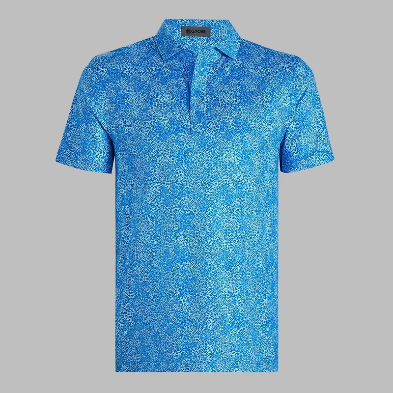 Men's Hydrangea Tech Jersey Short Sleeve Polo