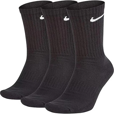 Unisex Everyday Cushion 3 Pack Crew Socks