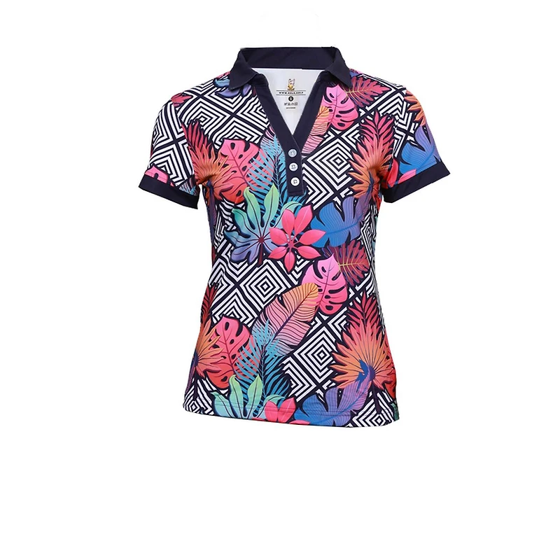 Women's Kaleidoscope Short Sleeve Polo