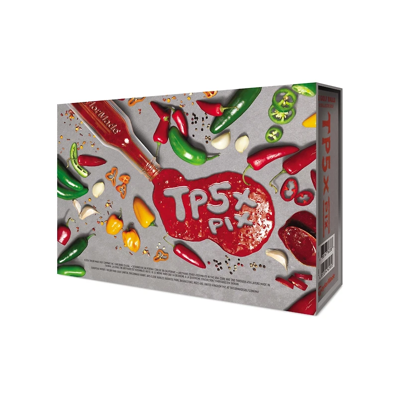 Limited Edition - TP5x pix Golf Balls - Peppers