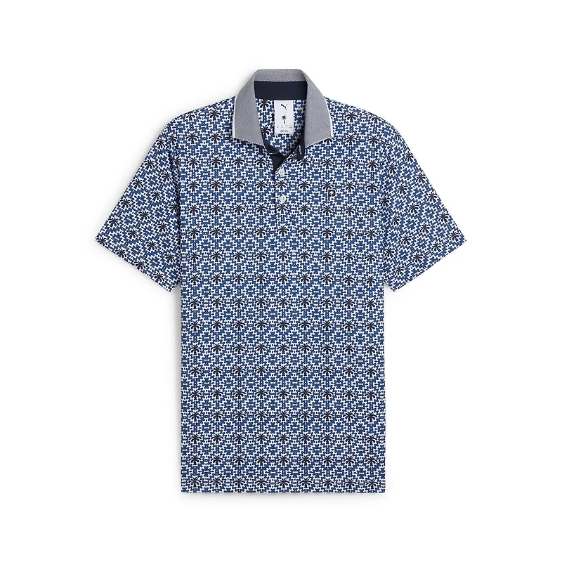Men's Puma x PTC Tile Short Sleeve Polo