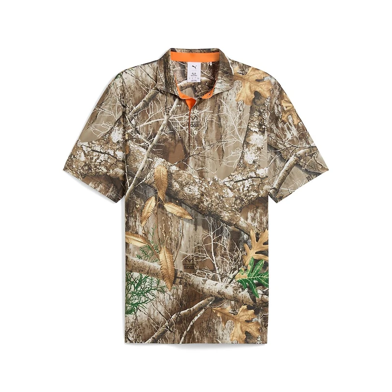 Men's Puma X Realtree Camo Short Sleeve Polo