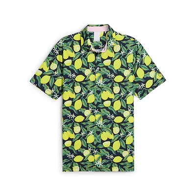 Men's Puma x AP Lemon Branch Short Sleeve Polo
