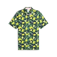 Men's Puma x AP Lemon Branch Short Sleeve Polo