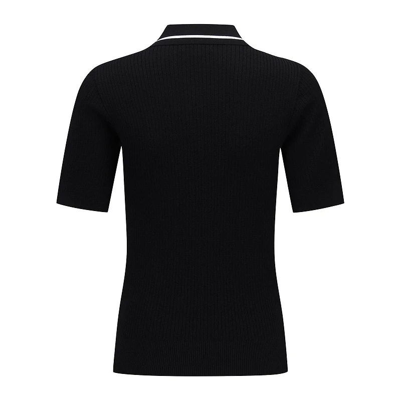 Women's Knit Short Sleeve Polo