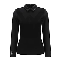 Women's Knitwear Hybrid Long Sleeve Polo