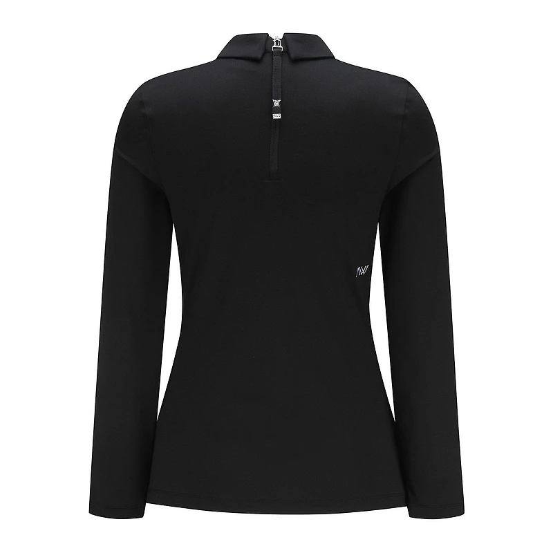 Women's Knitwear Hybrid Long Sleeve Polo