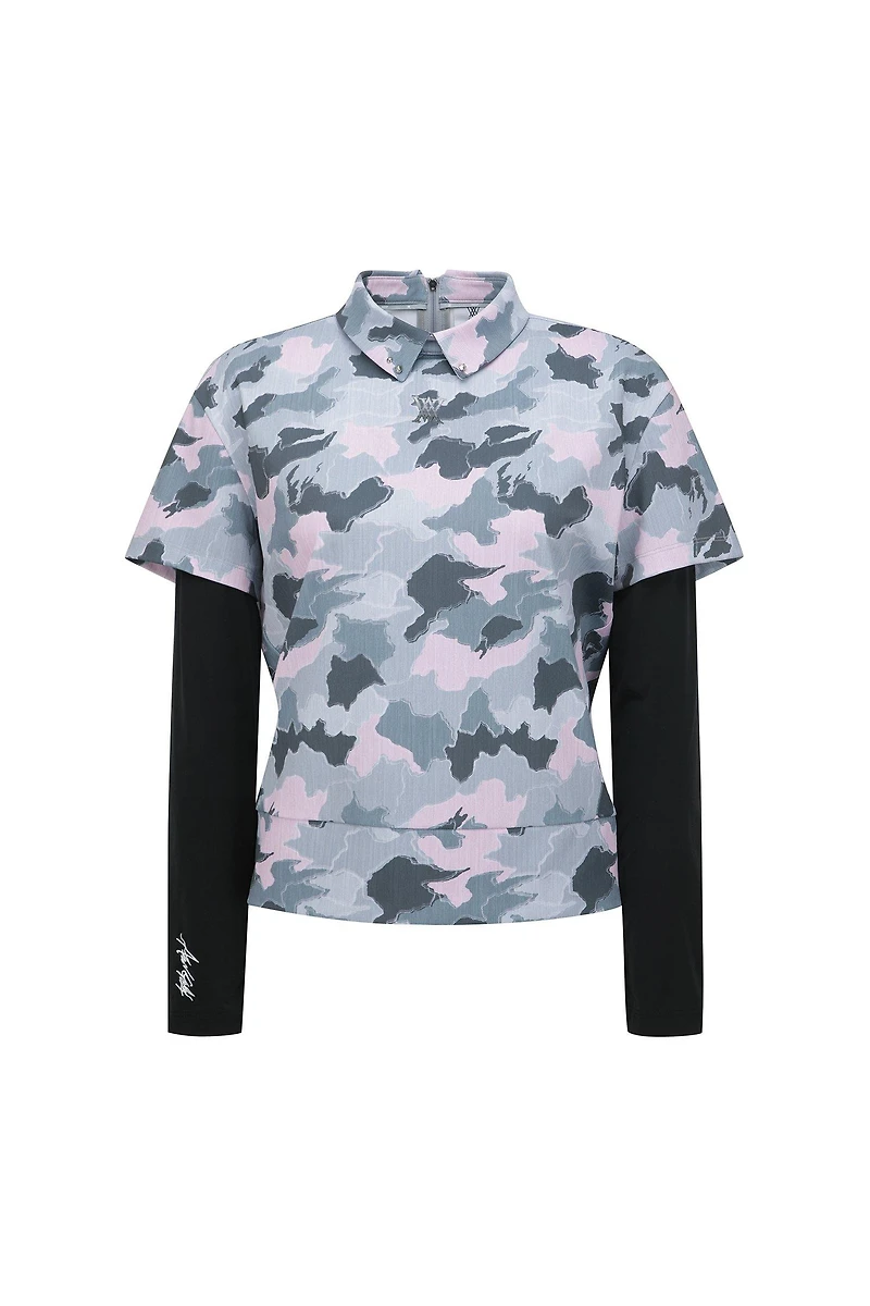 Women's Teracooling Layered Long Sleeve Polo