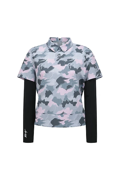 Women's Teracooling Layered Long Sleeve Polo