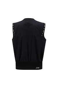 Women's High Neck Sleeveless Top