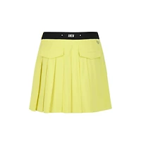 Women's Red Approach Pleated Skirt