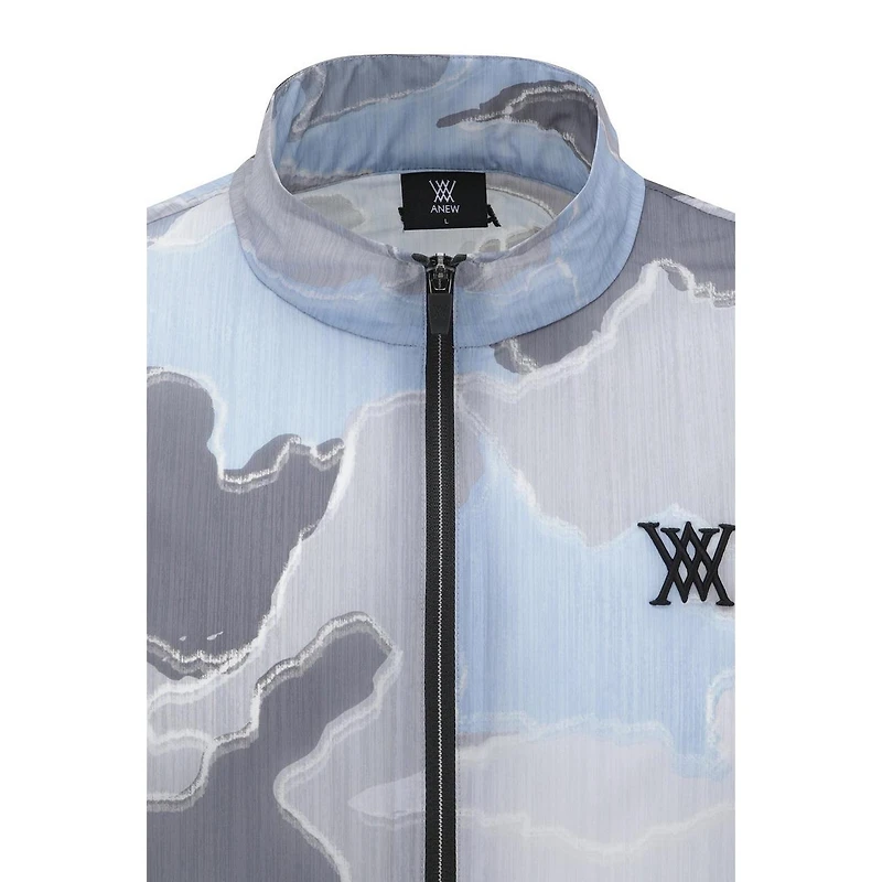 Men's Impact Wave Plate Pattern Windbreaker