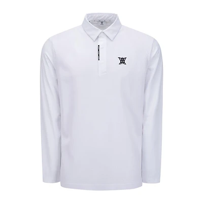 Men's Arm Stripe Long Sleeve Polo
