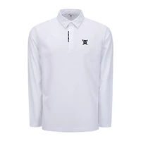 Men's Arm Stripe Long Sleeve Polo