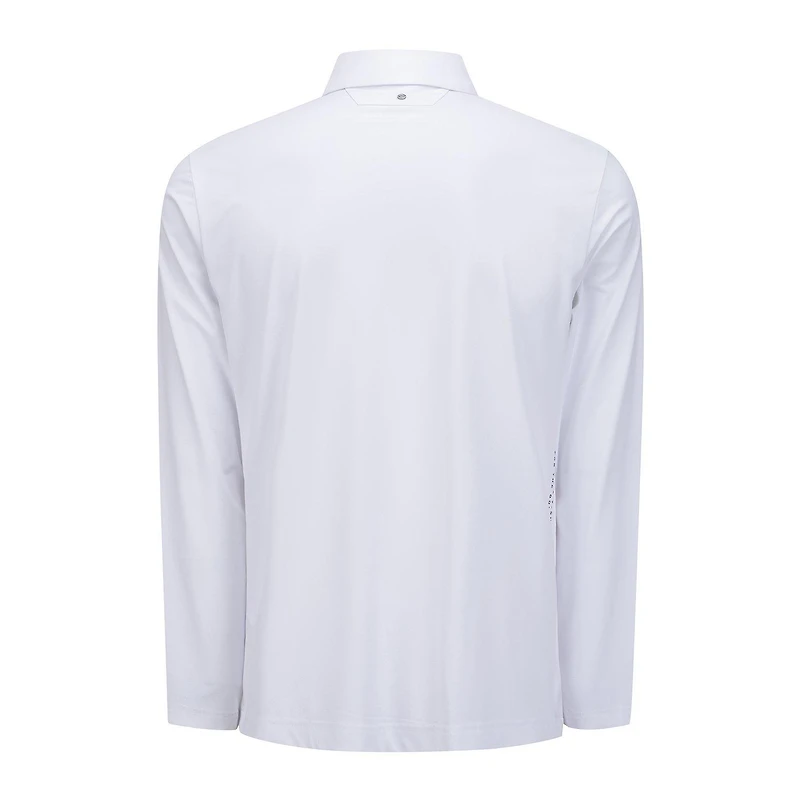 Men's Arm Stripe Long Sleeve Polo