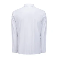 Men's Arm Stripe Long Sleeve Polo