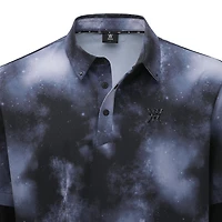 Men's Layered Camo Long Sleeve Polo