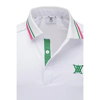 Men's Line Point Mesh Incision T-Shirt