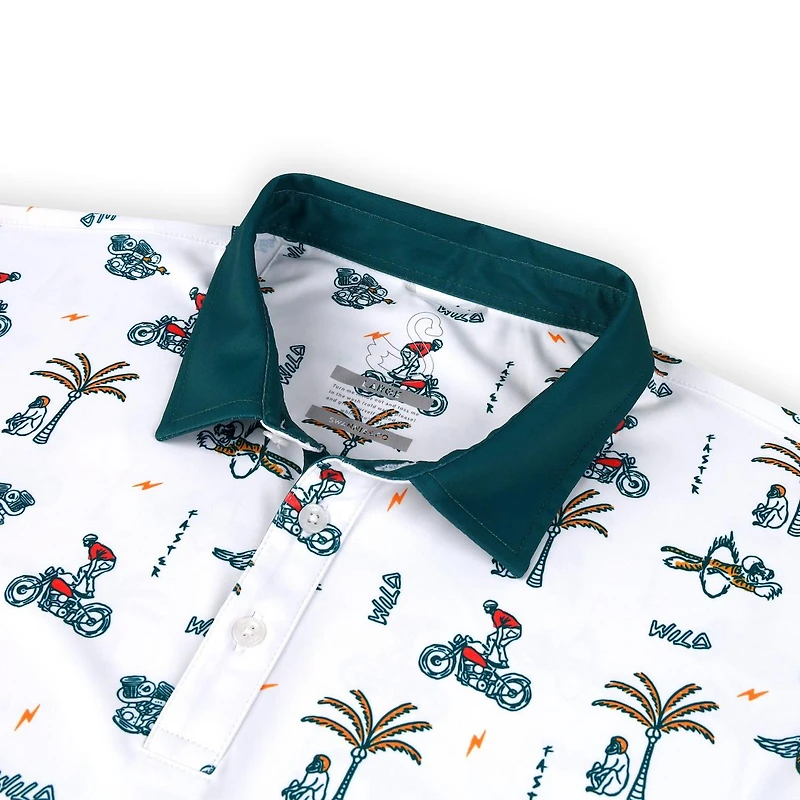 Men's Wild Short Sleeve Polo