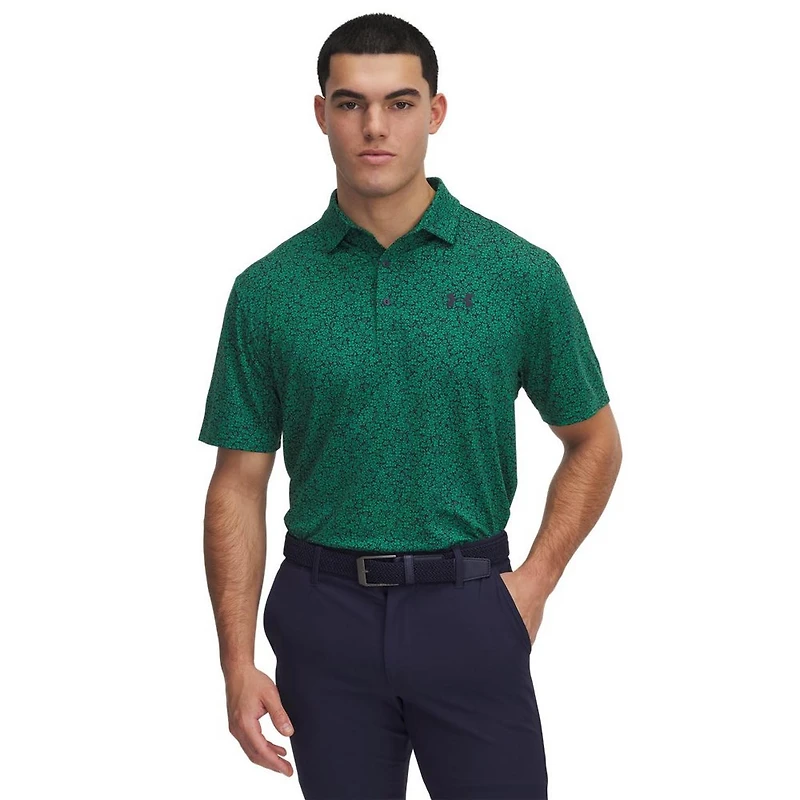 Men's Souvenir Playoff 3.0 Printed Short Sleeve Polo