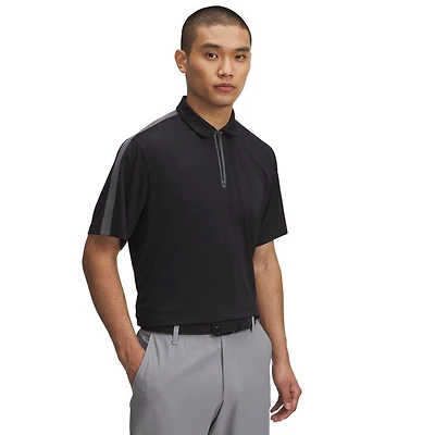 Men's Drive Zip Short Sleeve Polo