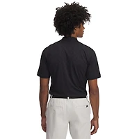 Men's Curry Zip Short Sleeve Polo