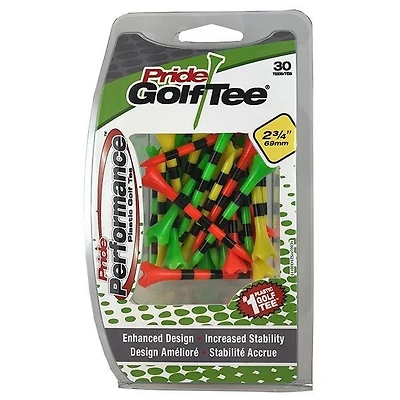 2 3/4 Pride Performance Golf Tees - 30 Count