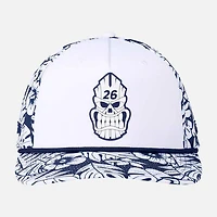 Men's Darkness Tiki Skull 5 Panel Curved Bill Cap