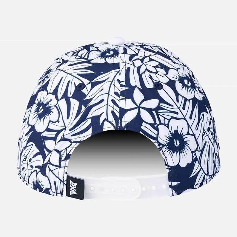 Men's Darkness Tiki Skull 5 Panel Curved Bill Cap