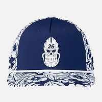Men's Darkness Tiki Skull 5 Panel Flat Bill Cap