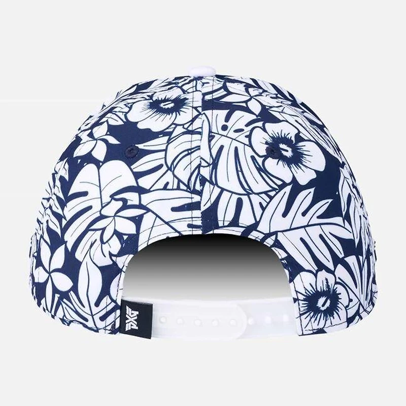 Men's Darkness Tiki Skull 5 Panel Flat Bill Cap