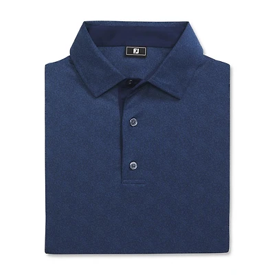 Men's Speckle Print Lisle Short Sleeve Polo