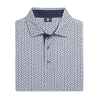 Men's Citrus Print Lisle Short Sleeve Polo