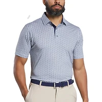 Men's Citrus Print Lisle Short Sleeve Polo
