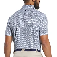 Men's Citrus Print Lisle Short Sleeve Polo