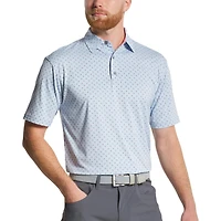 Men's Flower Bud Foulard Short Sleeve Polo