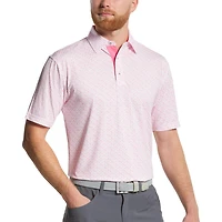 Men's Figure Print Lisle Short Sleeve Polo