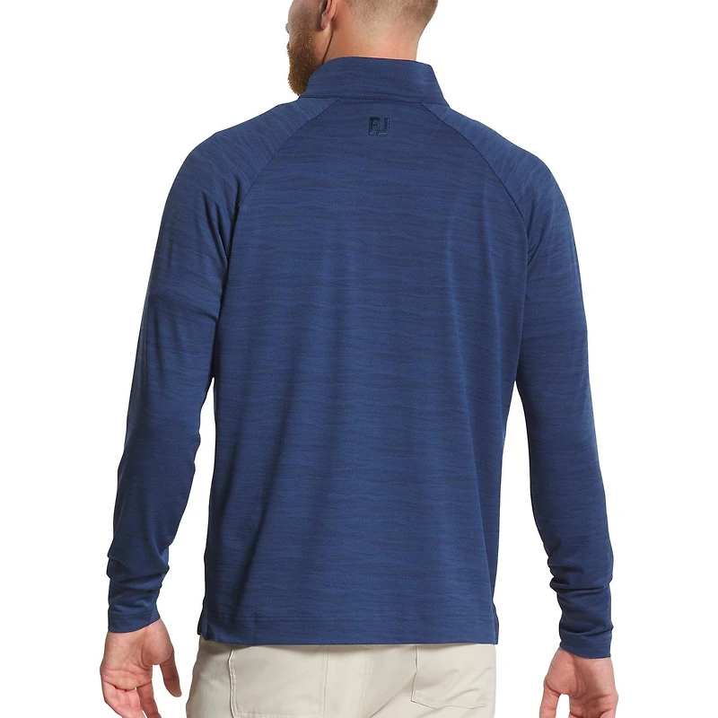 Men's Wave Jacquard Chill-Out 1/4 Zip Sweater