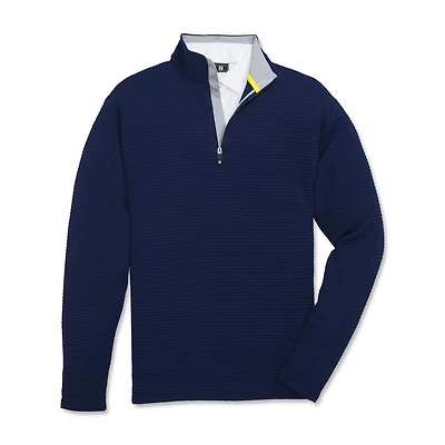 Men's Quilt Texture Chill-Out 1/4 Zip Sweater
