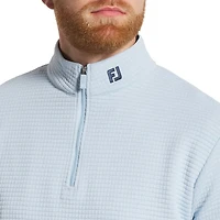 Men's Quilt Texture Chill-Out 1/4 Zip Sweater