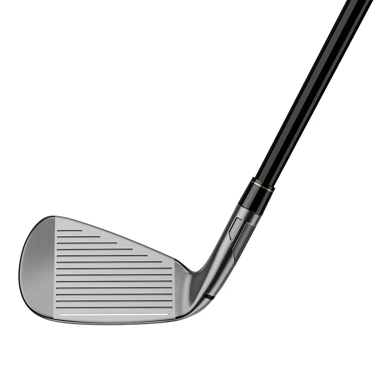 Qi Gunmetal 5-PW AW Iron Set with Steel Shafts
