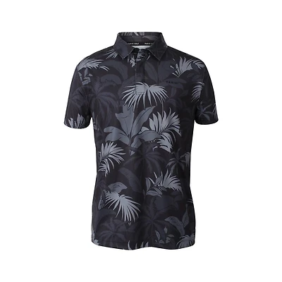 Men's Button Up Technical Jersey Short Sleeve Polo