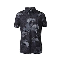 Men's Button Up Technical Jersey Short Sleeve Polo