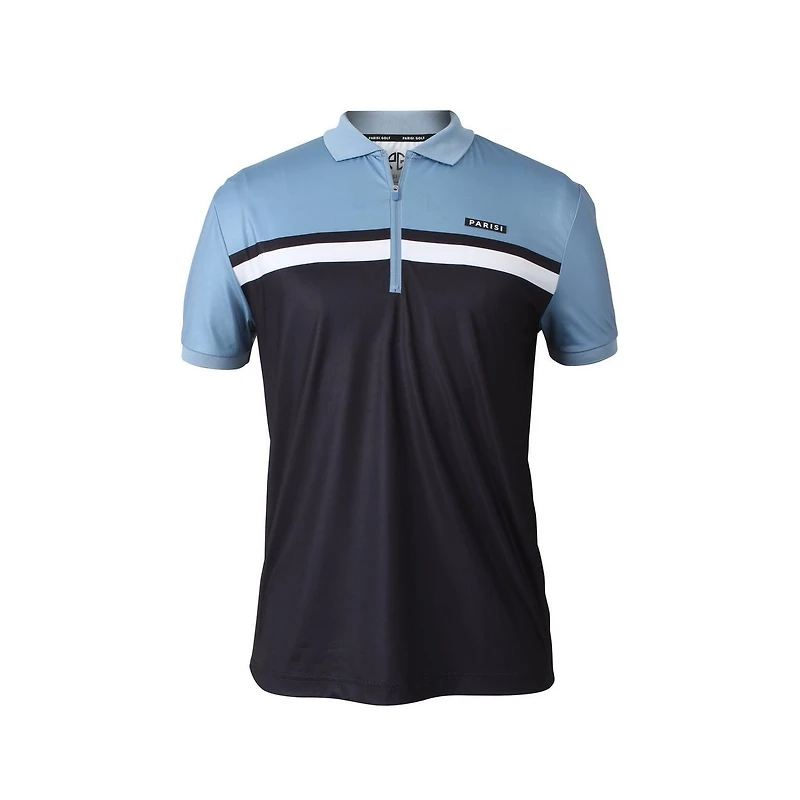 Men's 1/2 Zip AOP Technical Jersey Short Sleeve Polo