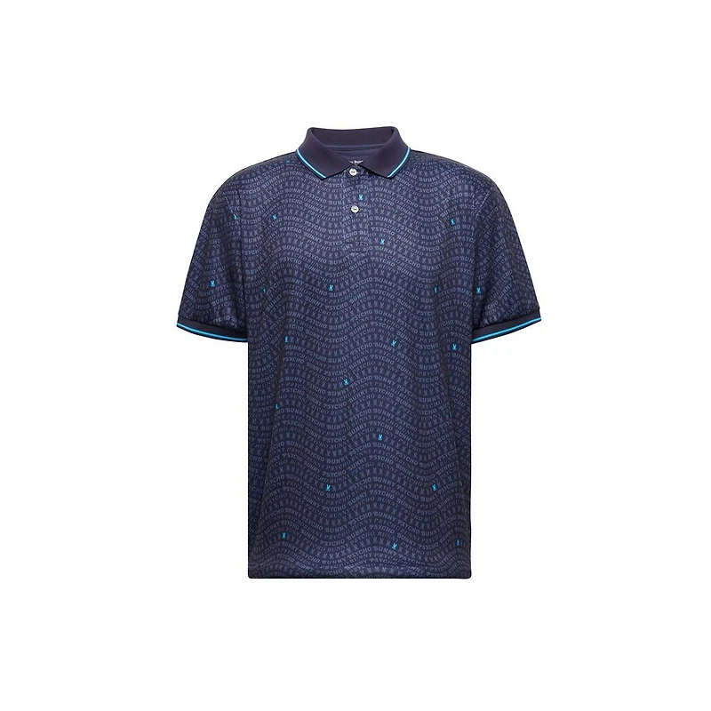 Men's Winston All Over Print Short Sleeve Polo