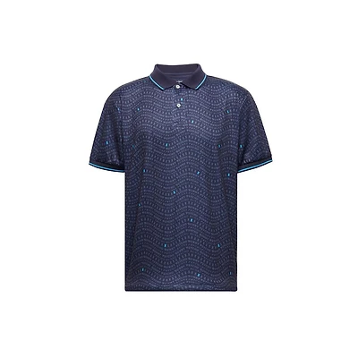 Men's Winston All Over Print Short Sleeve Polo